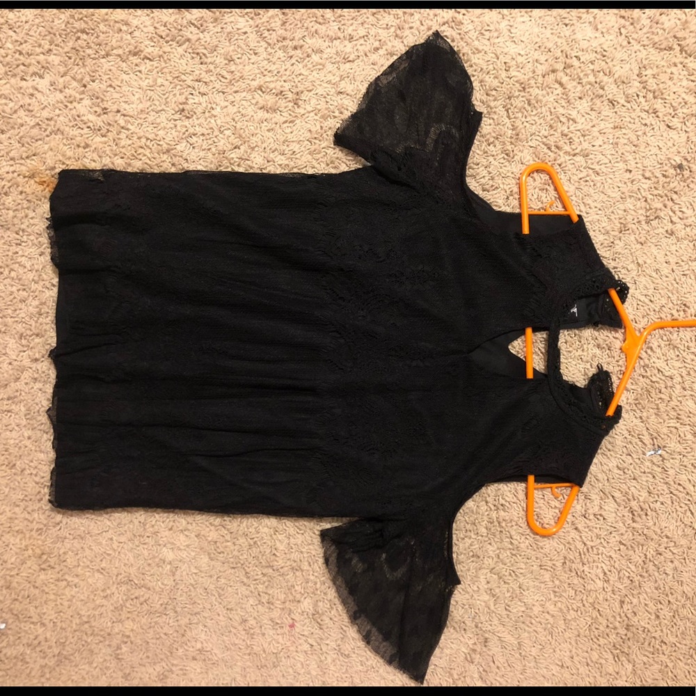 Lacey By & By black shirt